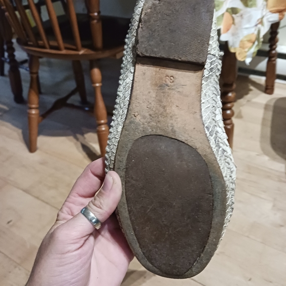 Snakeskin moccasins handmade - Picture 4 of 9